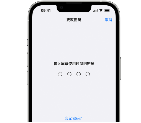 贞丰iPhone屏幕维修分享iPhone屏幕使用时间密码忘记了怎么办 