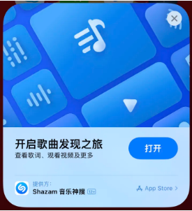 贞丰苹果14维修站分享iPhone14音乐识别功能使用方法 